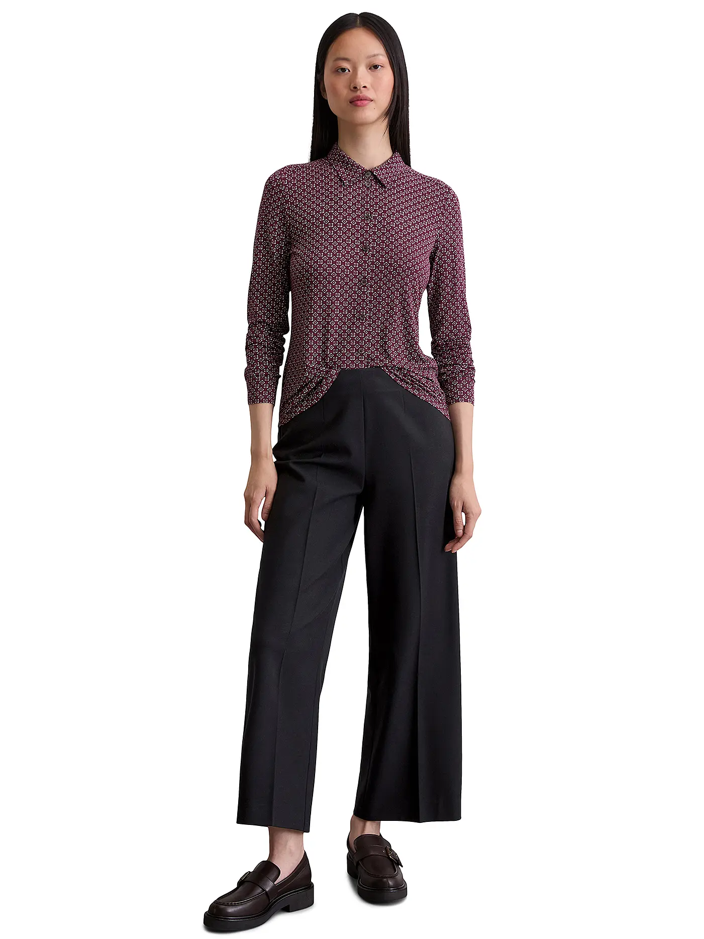 MARC O'POLO | Bluse | dunkelrot